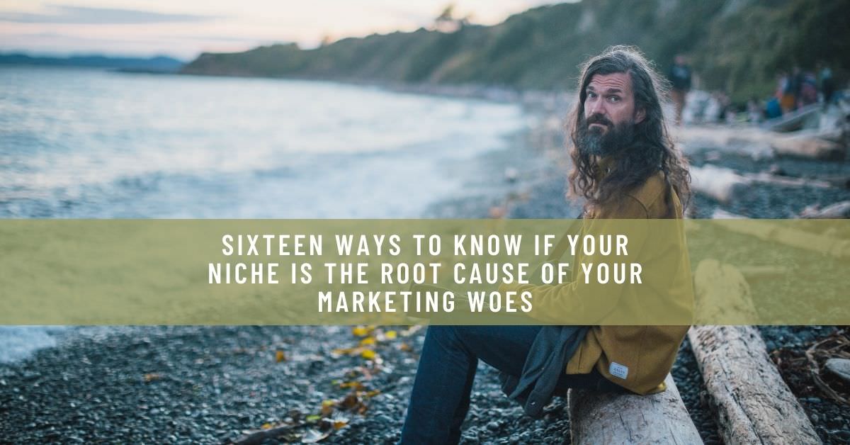SIXTEEN WAYS TO KNOW IF YOUR NICHE IS THE ROOT CAUSE OF YOUR MARKETING WOES